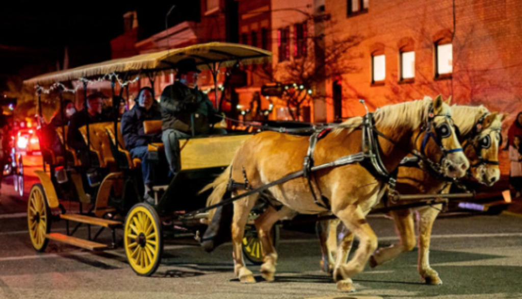 Dickens of a Christmas Horse Carriage Ride