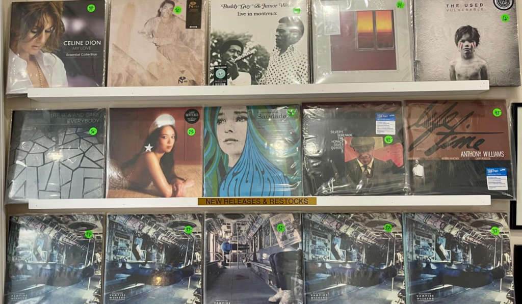 bartsrecords Up close image of new releases & restocks Vinyl at bart's records in Chestertown, Maryland
