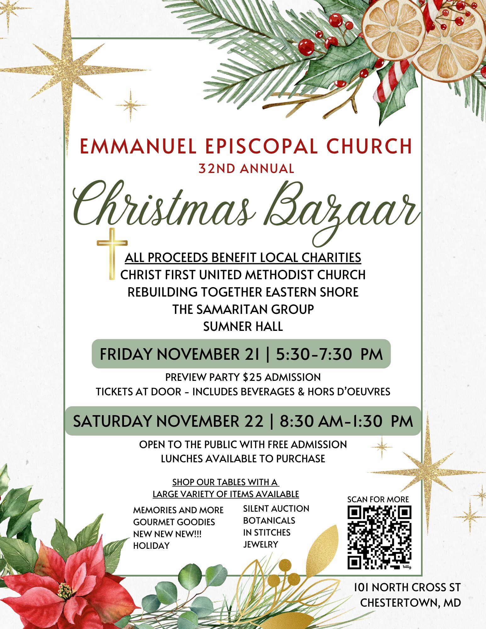 2025 Christmas Bazaar Flyer