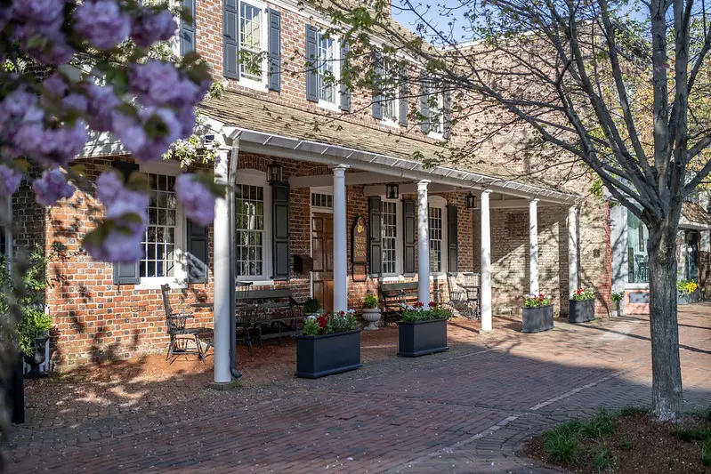 main-street-accommodations View from the front of white swan tavern in Chestertown, Maryland